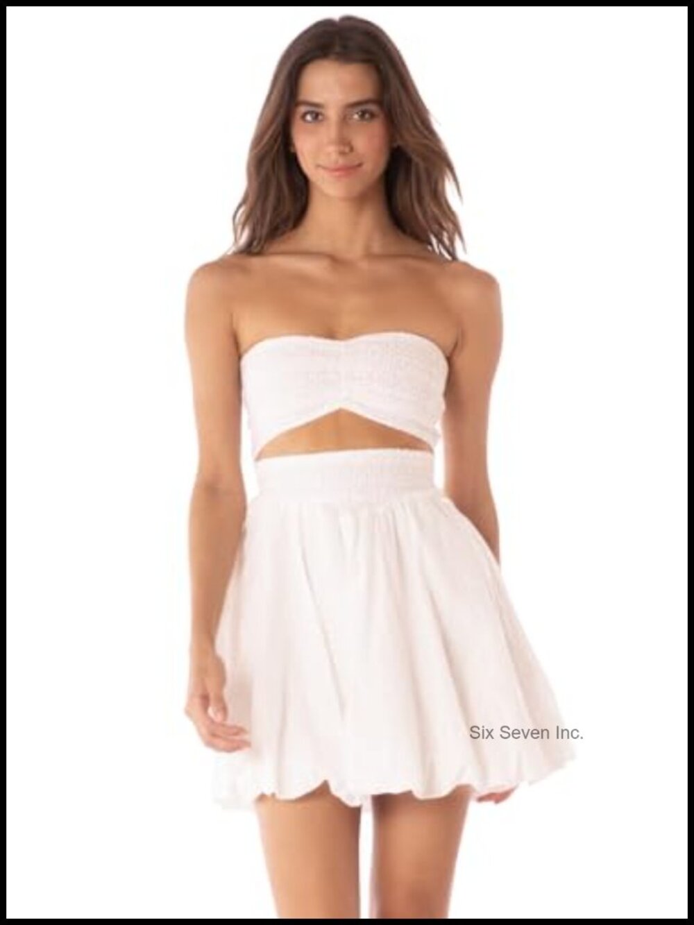 Convertible 2-Way Sleeveless Rayon Casual Mini Dress